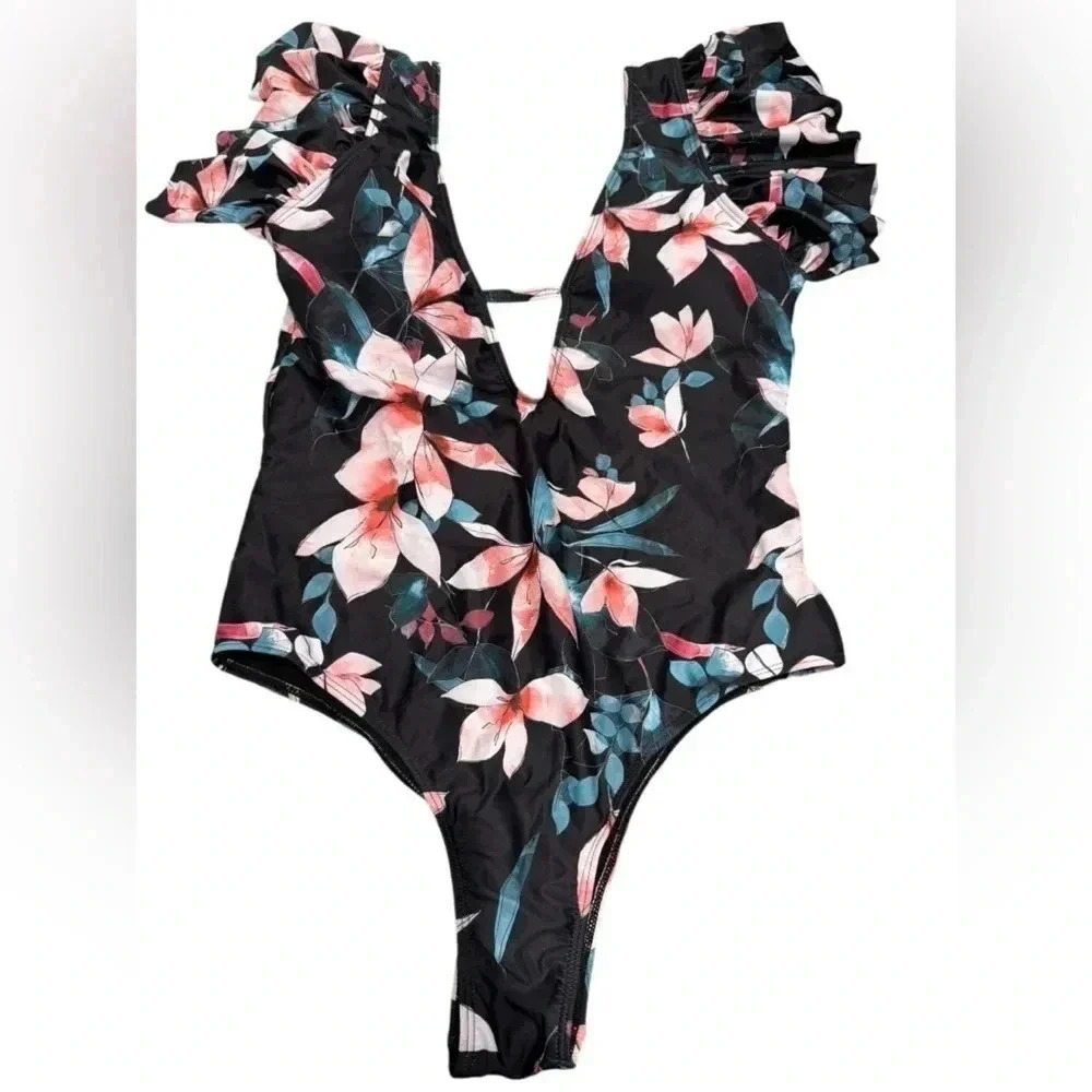 Flutter Sleeve Swimsuit